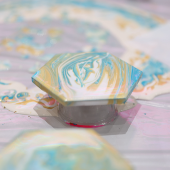 a piece of cake sitting on top of a table
